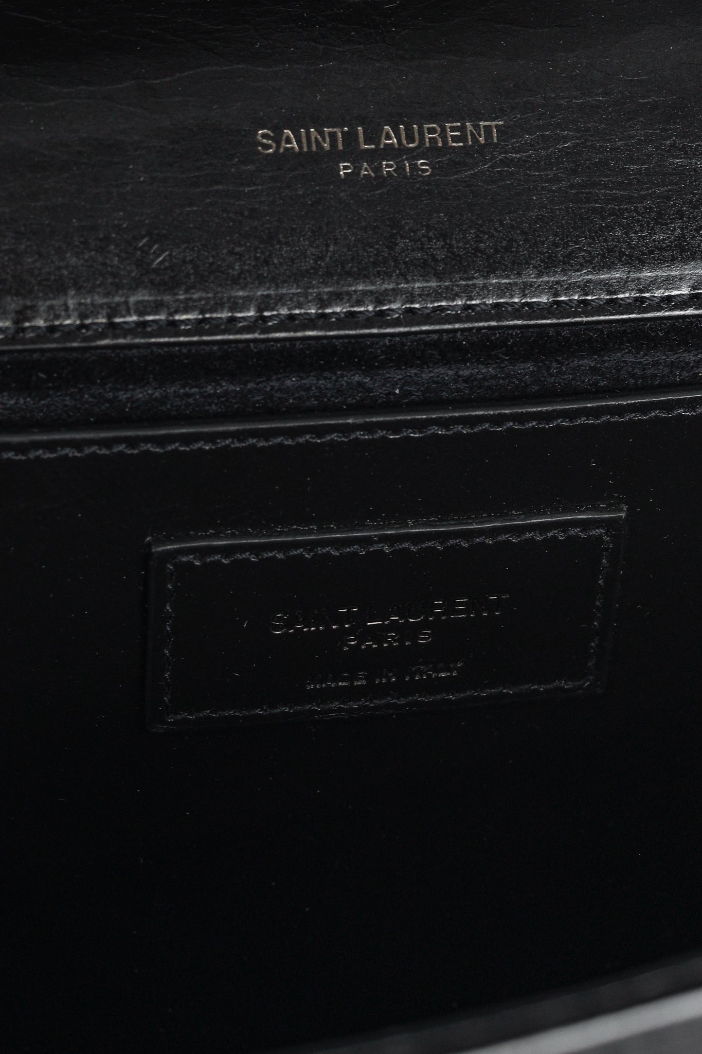 Saint Laurent Kate Medium Black Matelassé Leather Crossbody