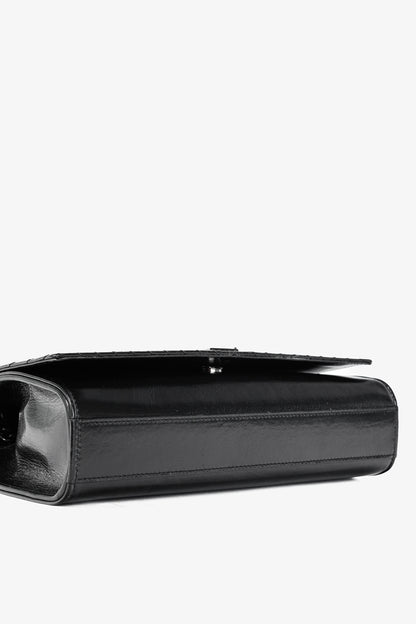 Saint Laurent Kate Medium Black Matelassé Leather Crossbody