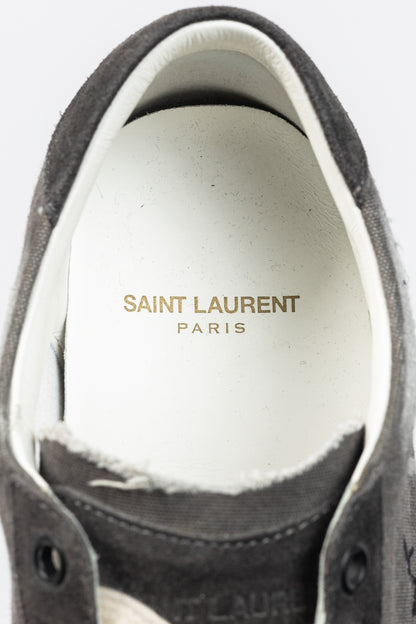 Saint Laurent Court Classic SL/06 "Black" Distressed Signature Low-Top Sneakers