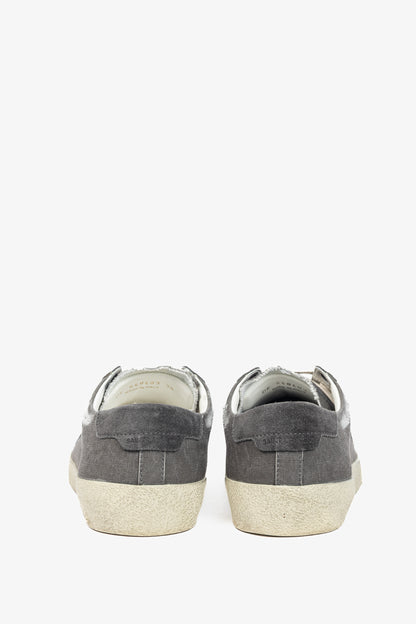 Saint Laurent Court Classic SL/06 "Black" Distressed Signature Low-Top Sneakers