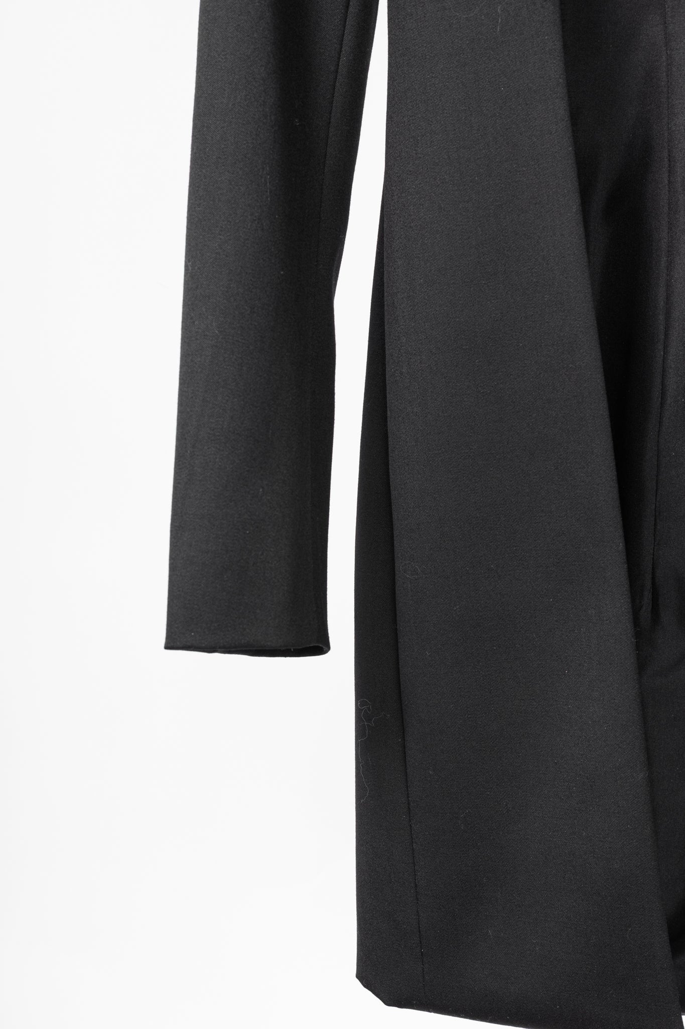 Yves Saint Laurent SS12 Black Wool Open-Front Blazer