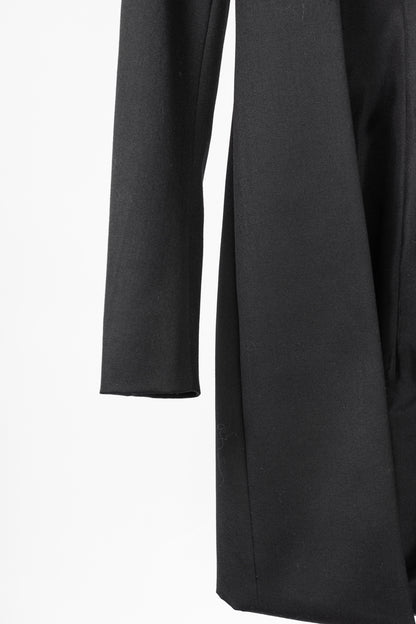 Yves Saint Laurent SS12 Black Wool Open-Front Blazer