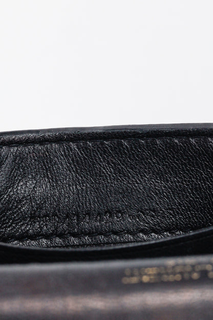 Saint Laurent Fuchsia Glitter Patent YSL Leather Wallet