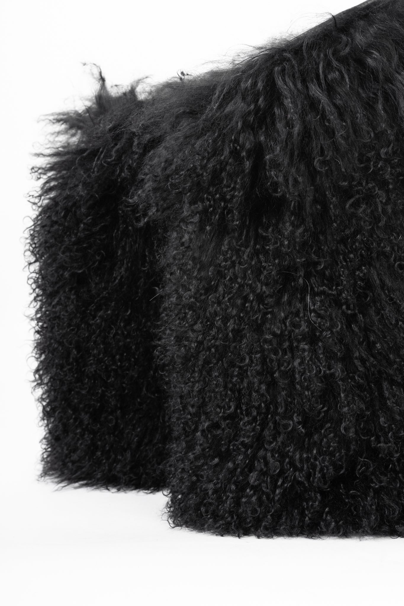 Saint Laurent Nero Panenelli Mongolia Furry Patch Snowboots