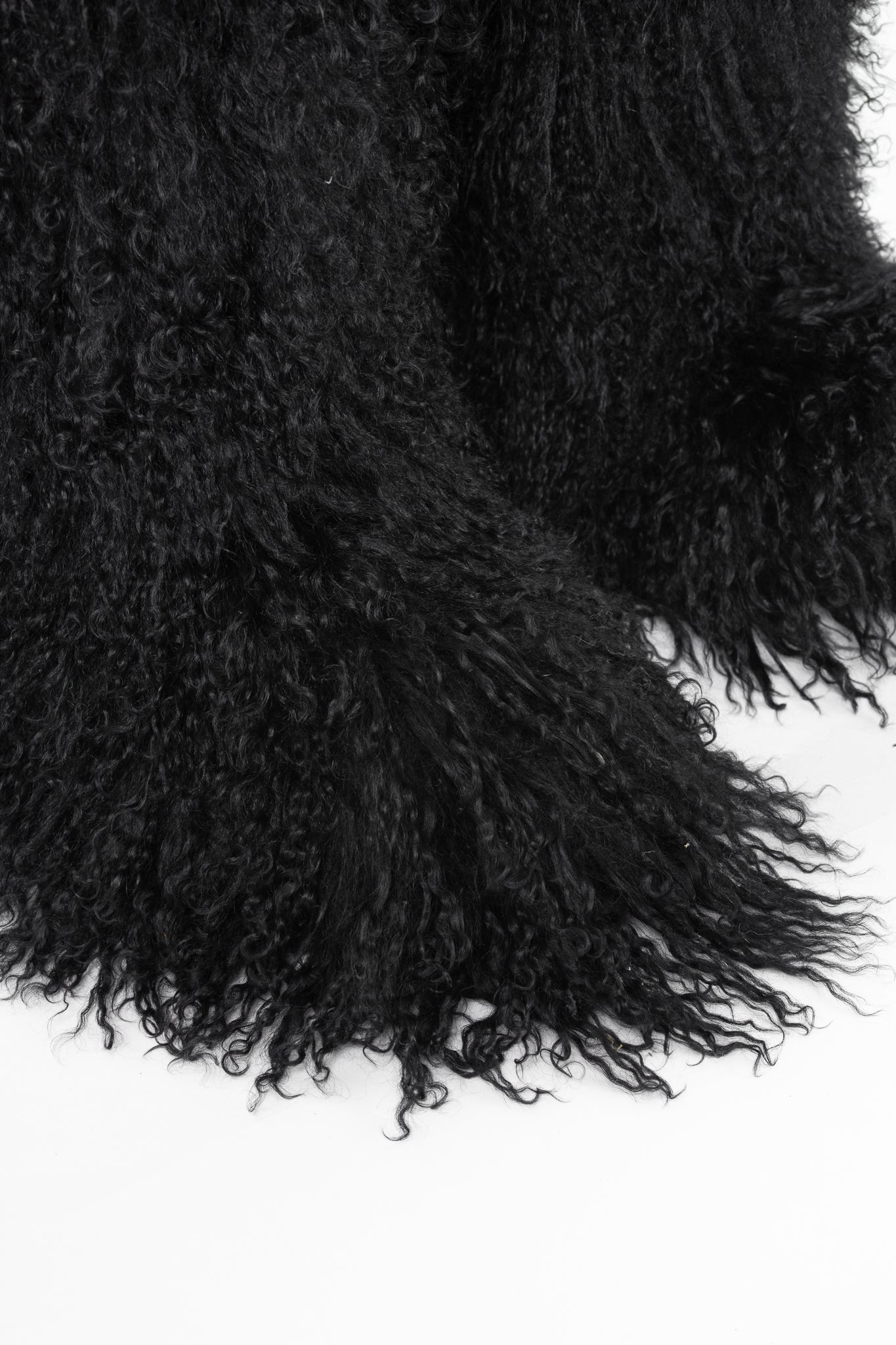 Saint Laurent Nero Panenelli Mongolia Furry Patch Snowboots