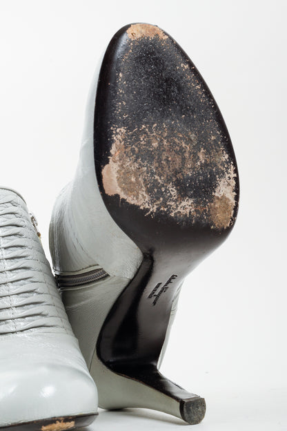 Salvatore Ferragamo Ribbed Leather Pumps