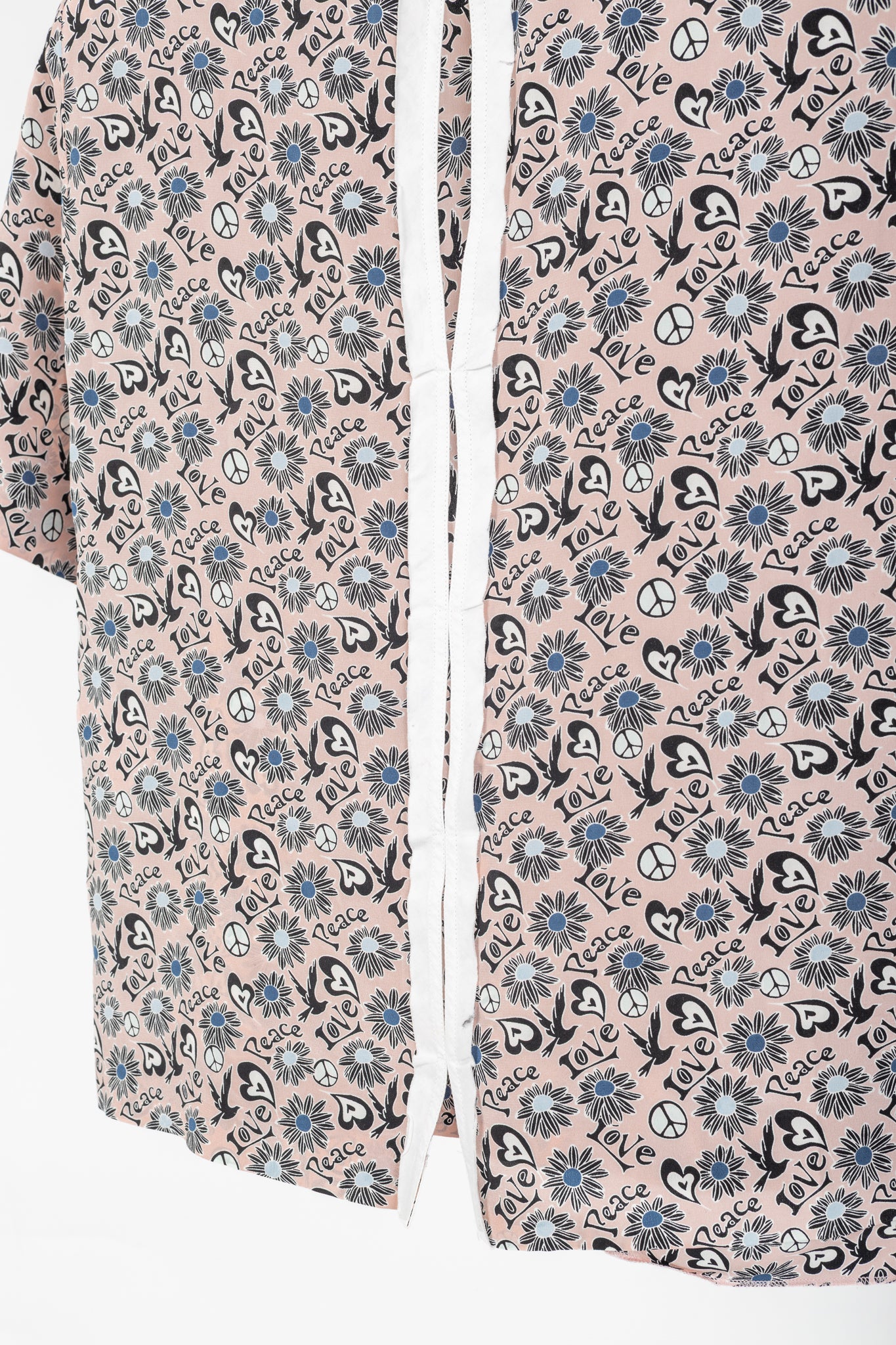 Sandro Estela Pink Floral Silk Crepe Tee