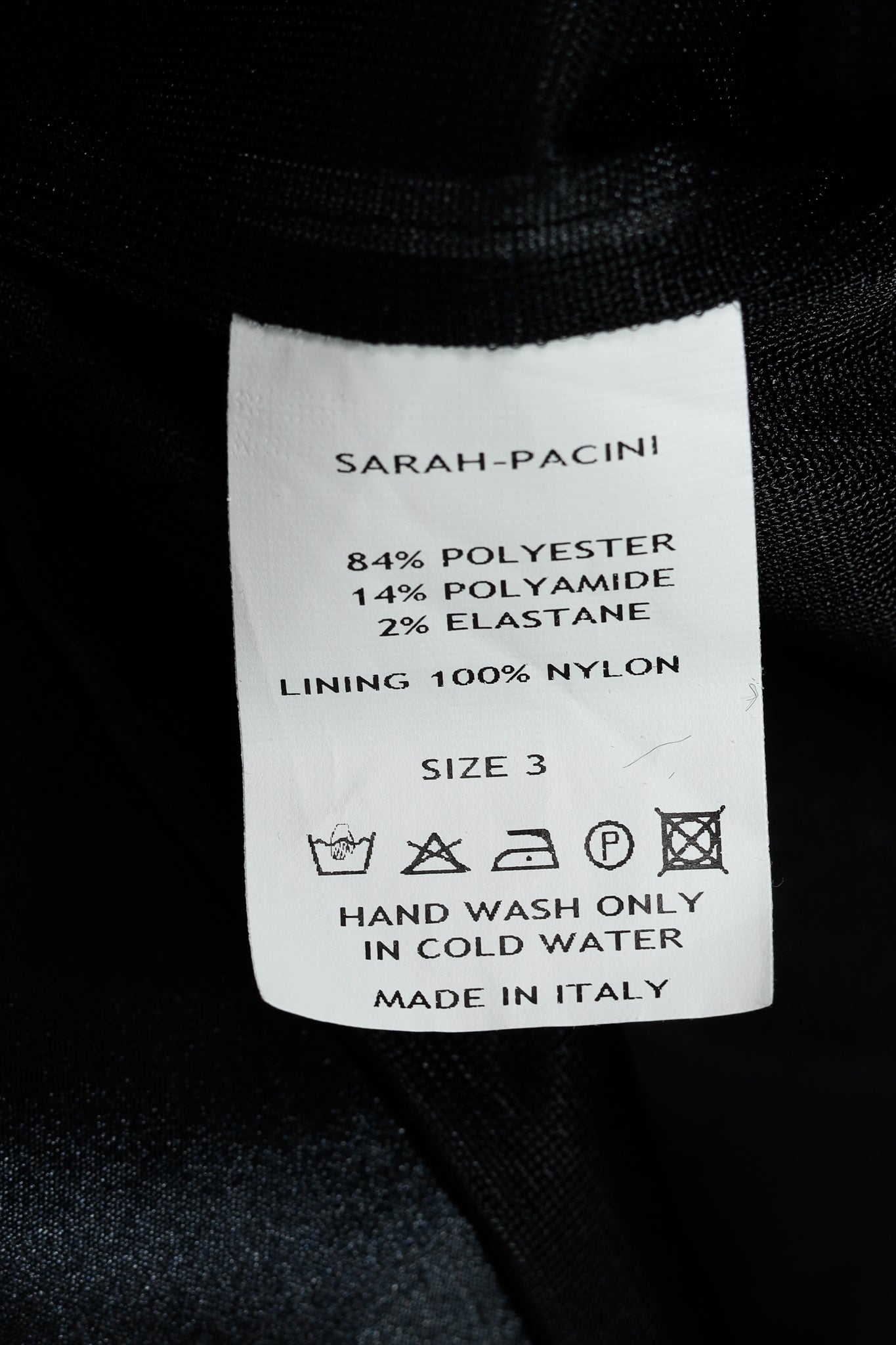 Sarah Pacini Midnight Metal Blue Stretch Size-Zip Midi Dress