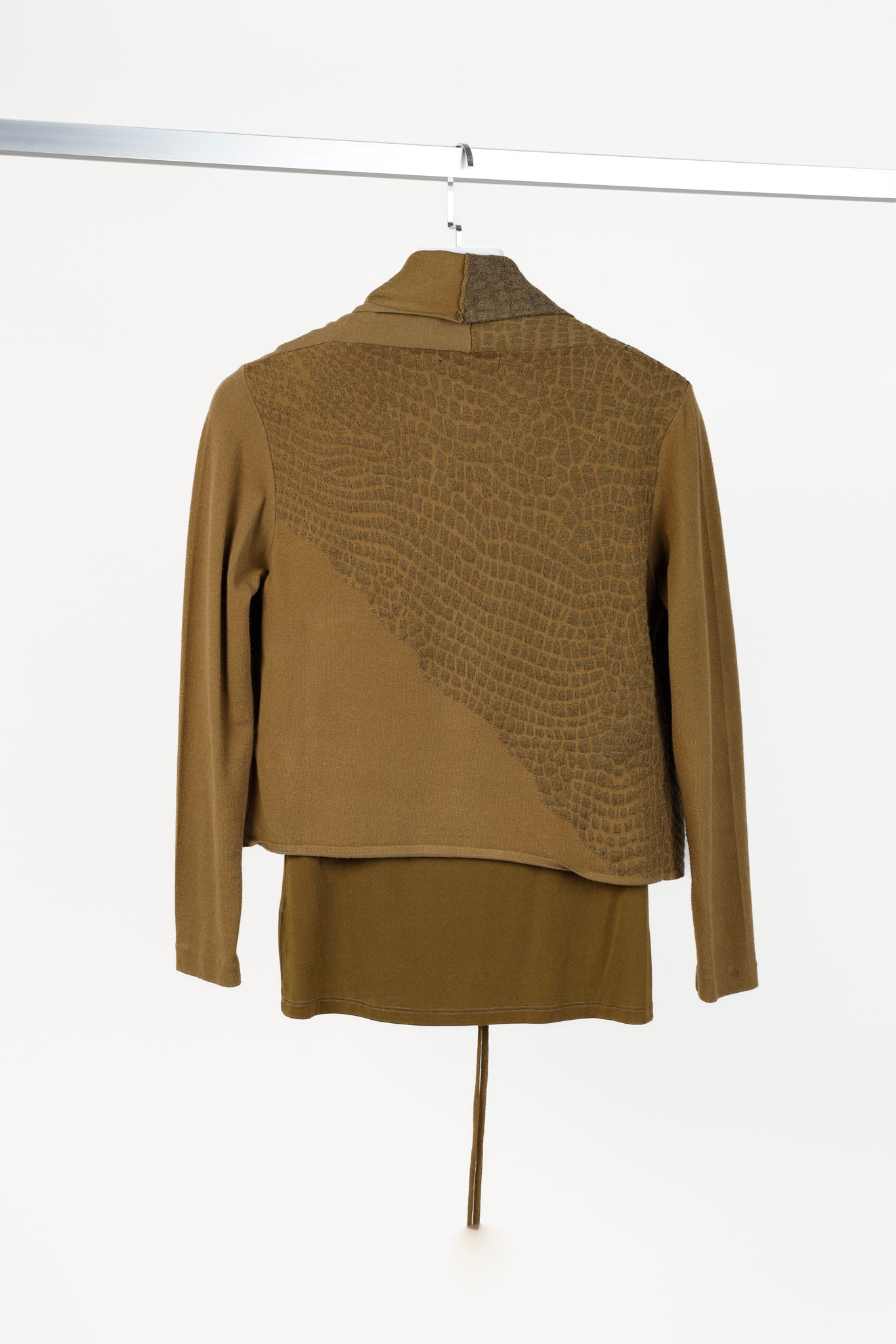 Sarah Pacini Olive Tank/Sweater Set