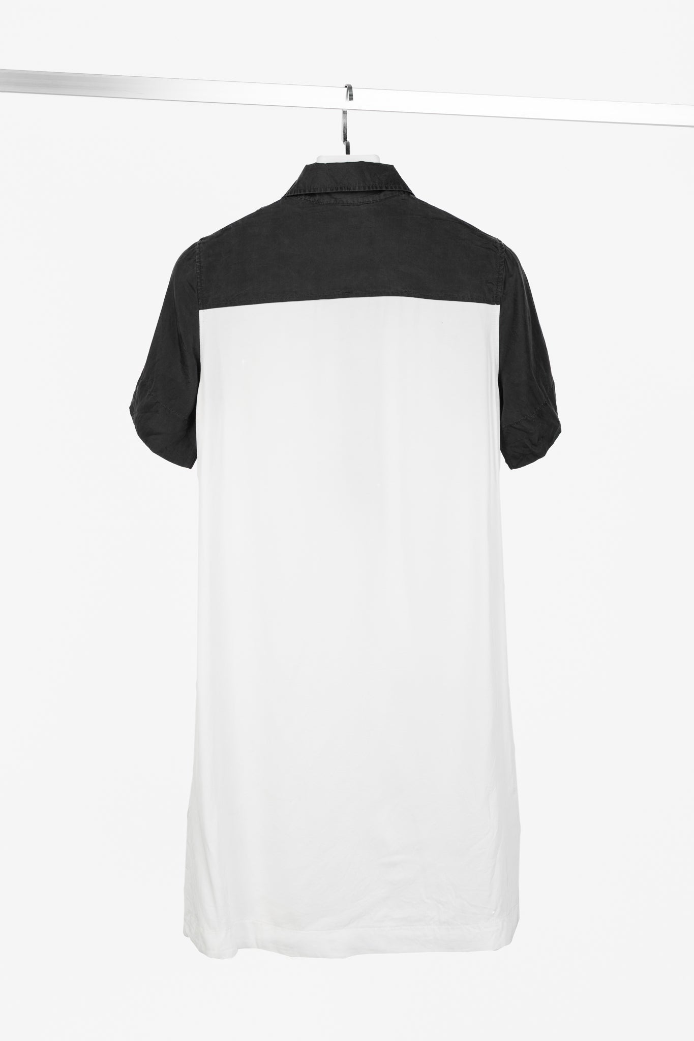 See by Chloe Black & White Polo A-Line Mini Dress