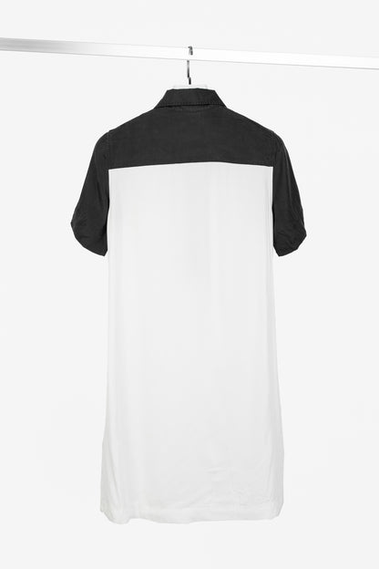 See by Chloe Black & White Polo A-Line Mini Dress