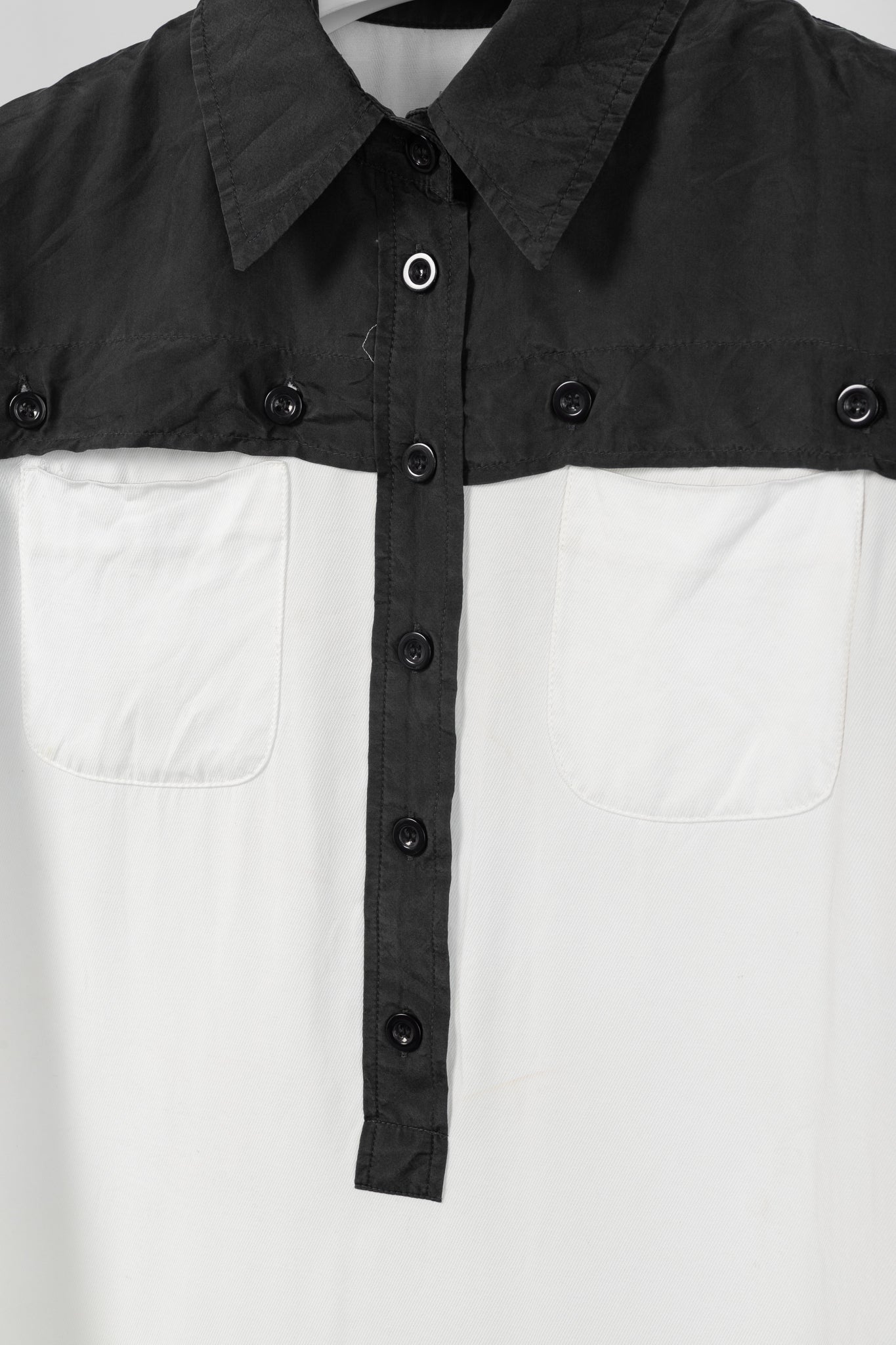 See by Chloe Black & White Polo A-Line Mini Dress