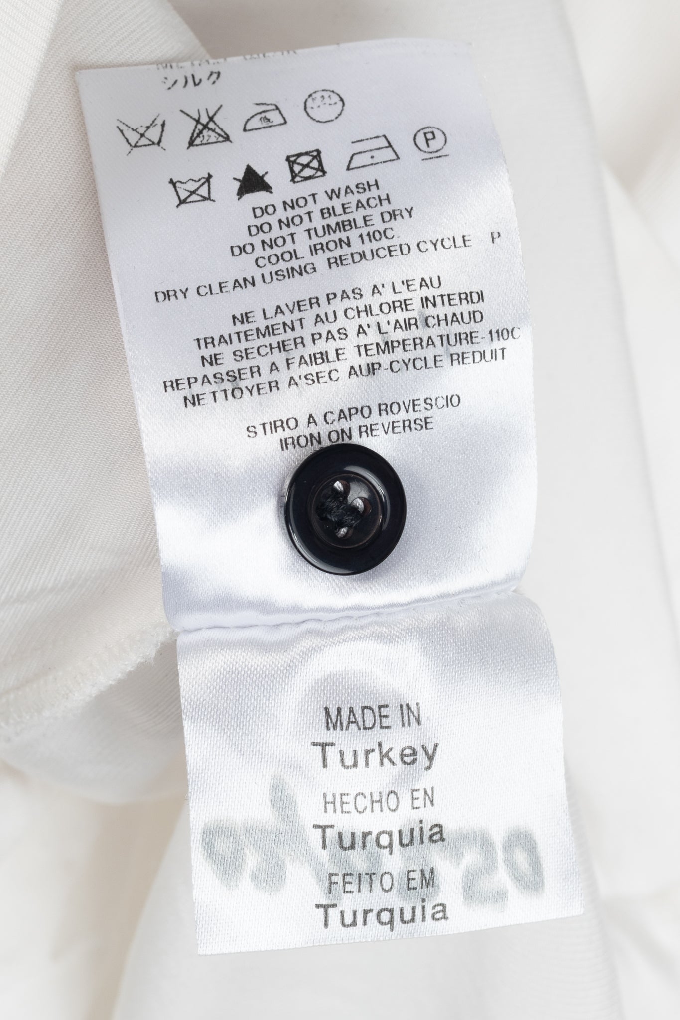 See by Chloe Black & White Polo A-Line Mini Dress