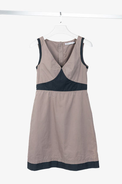 See by Chloe SS11 Mauve Two-Tone Sateen Dress