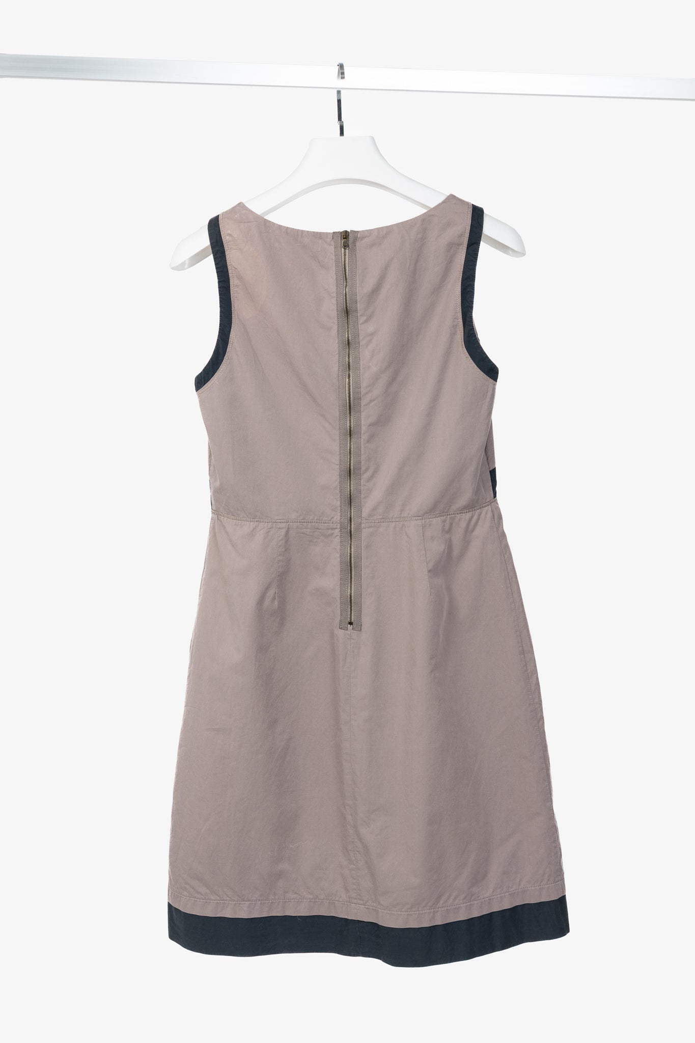 See by Chloe SS11 Mauve Two-Tone Sateen Dress
