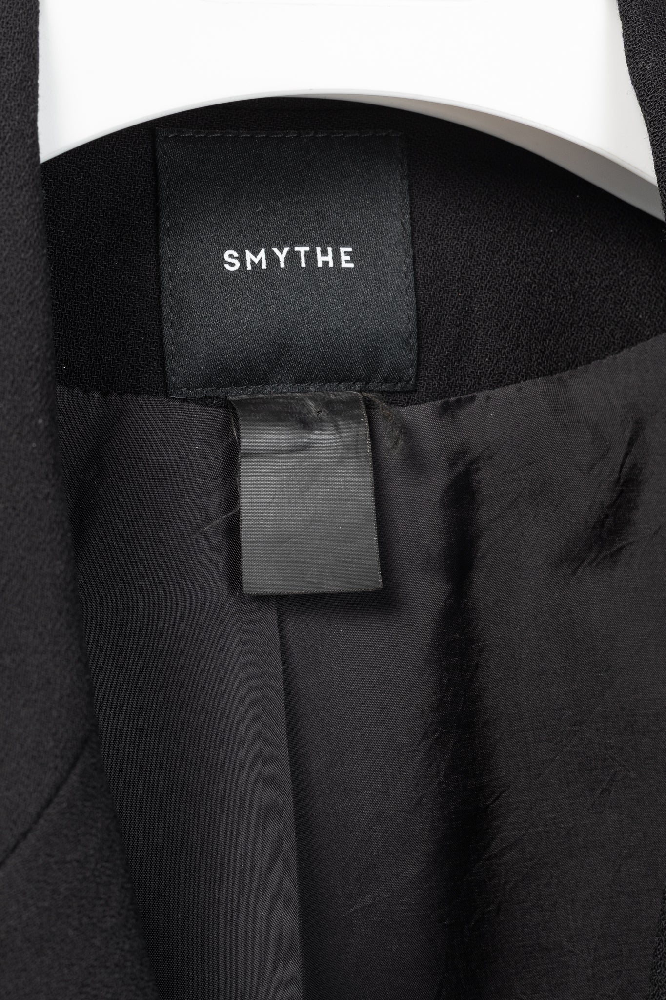 Smythe Duchess Black Single-Breasted Wool Blazer