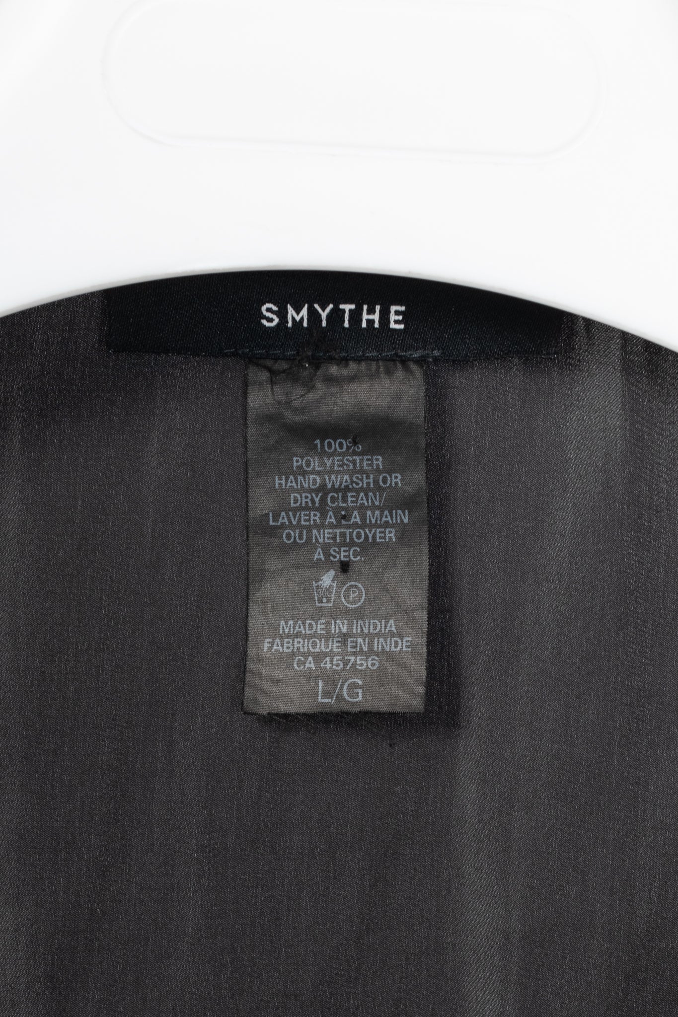 Smythe Carbon Matte-Satin Over-The-Head Ruffle Blouse