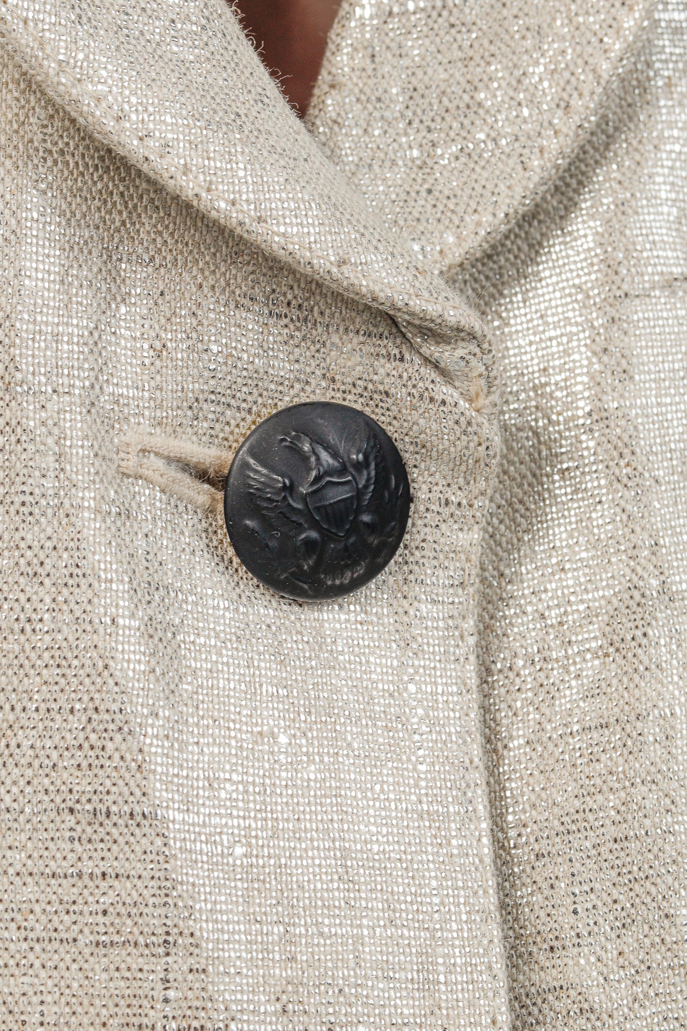 Smythe Spring 2020 Pewter Peaked Lapel Blazer