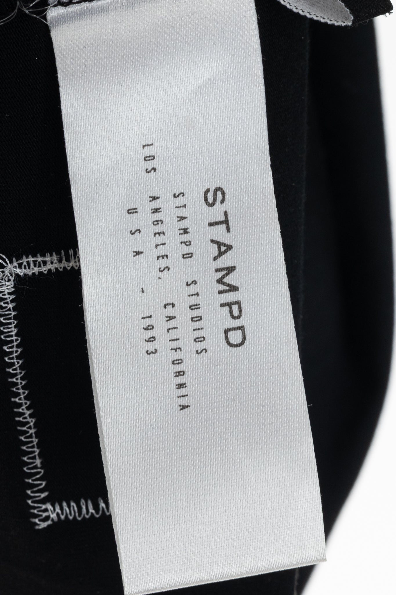 Stampd AW16 Black Cotton & Modal Jersey "Defiance" Printed Turtleneck