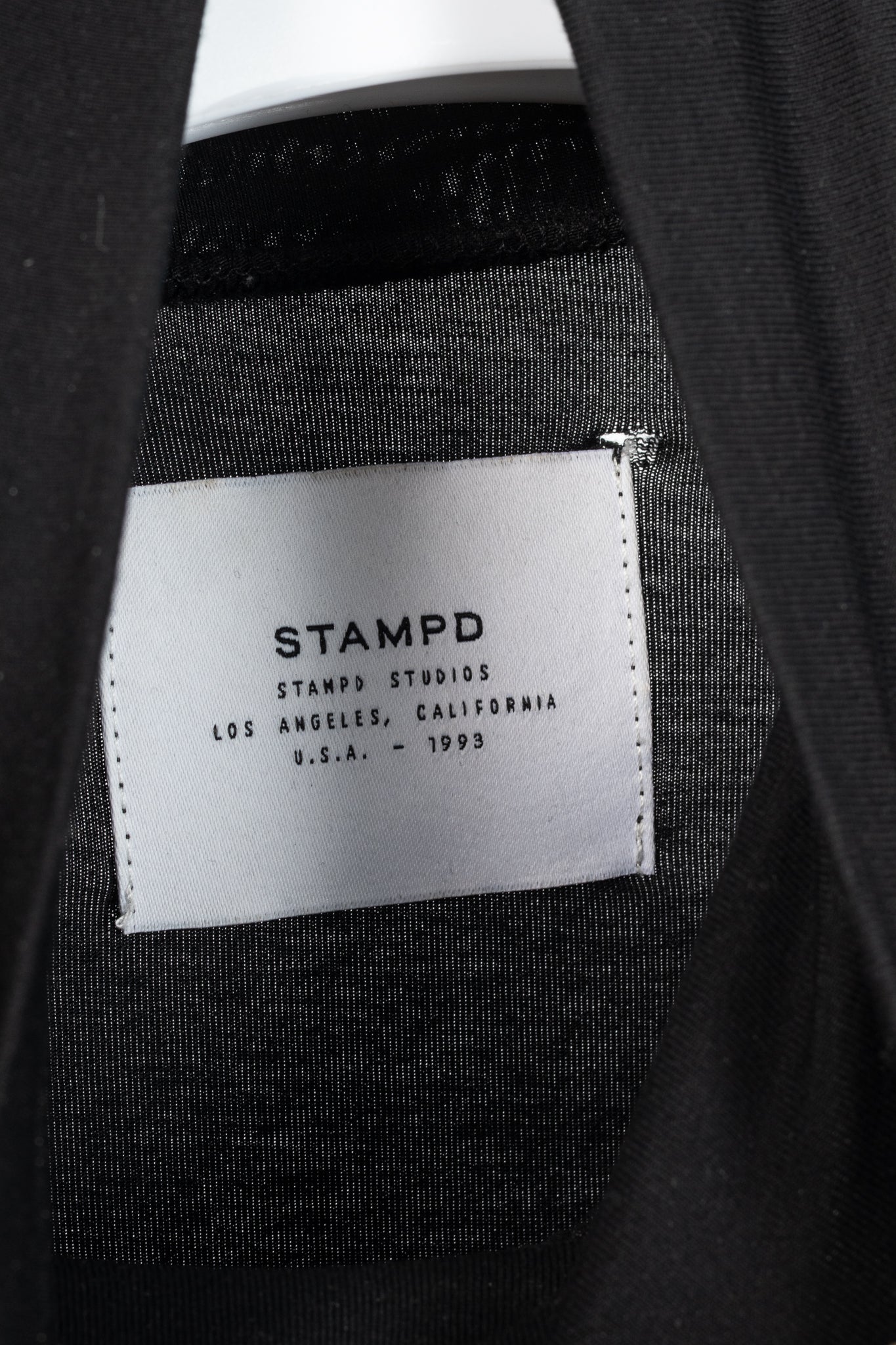 Stampd AW16 Black Cotton & Modal Jersey "Defiance" Printed Turtleneck