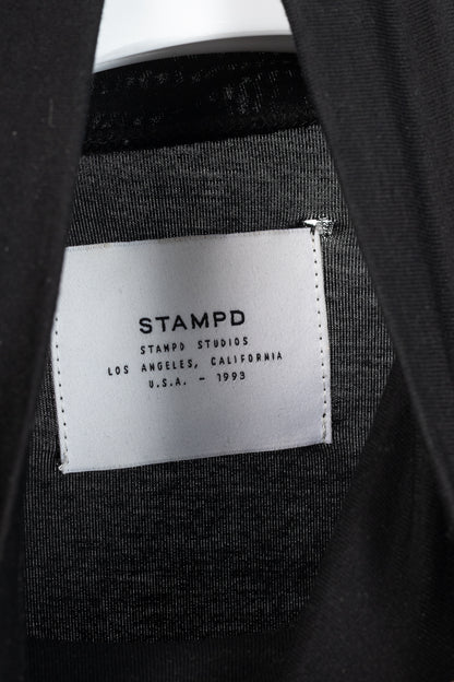 Stampd AW16 Black Cotton & Modal Jersey "Defiance" Printed Turtleneck