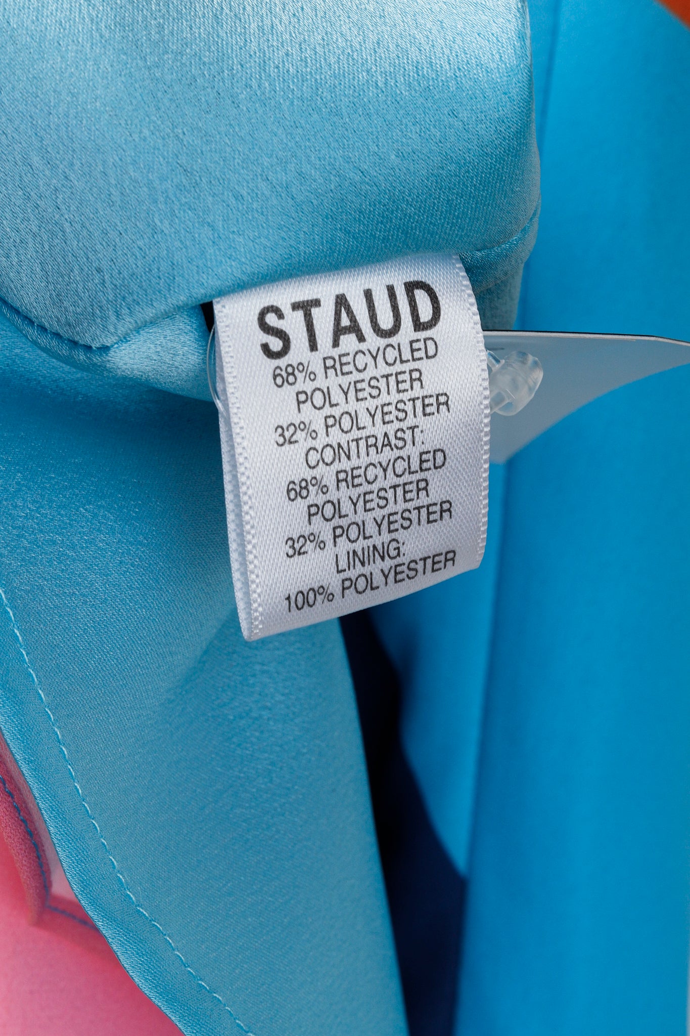 Staud Milla Mini Dress in Capri/Coastal Marble