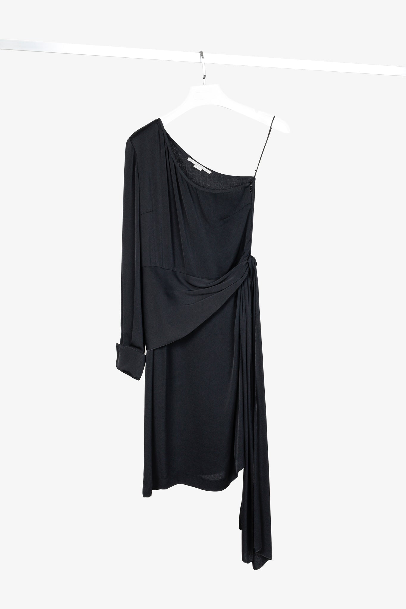 stella mccartney peplum dress Women Plum Compact Knit Peplum Dress