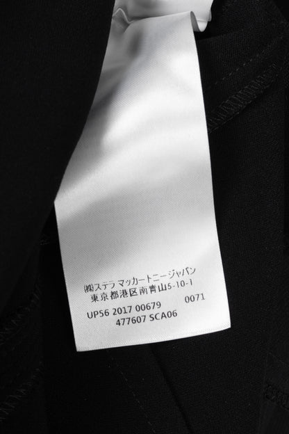 Stella McCartney PF17 Black Crepe O-Ring Midi Dress