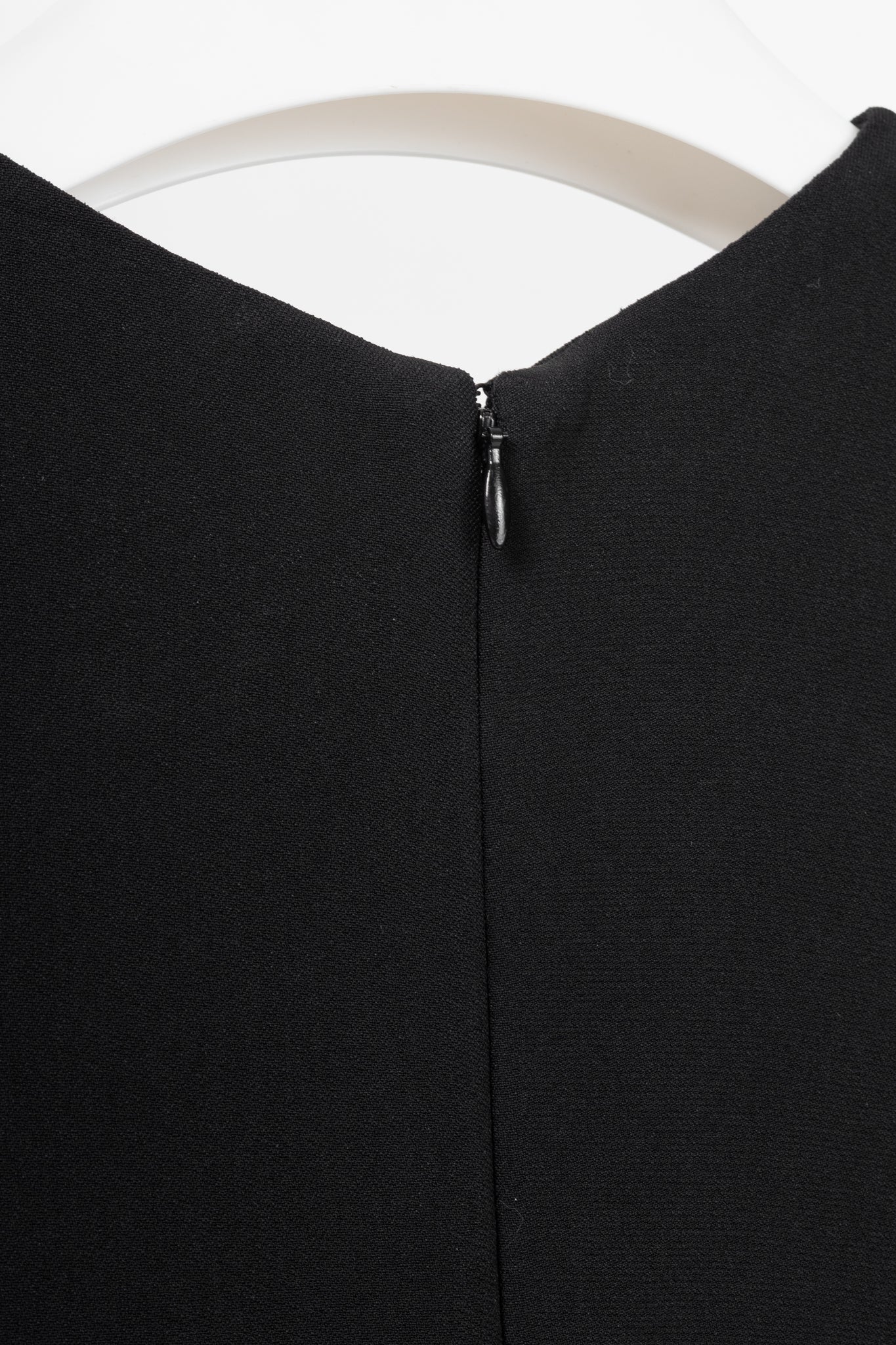 Stella McCartney PF17 Black Crepe O-Ring Midi Dress