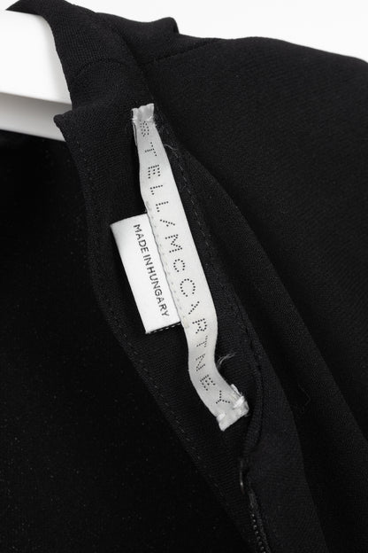 Stella McCartney PF17 Black Crepe O-Ring Midi Dress