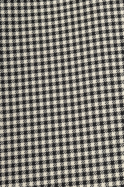 Stella McCartney PF14 Claudia White & Black Dogtooth Cotton-Blend Asymmetrical Skirt