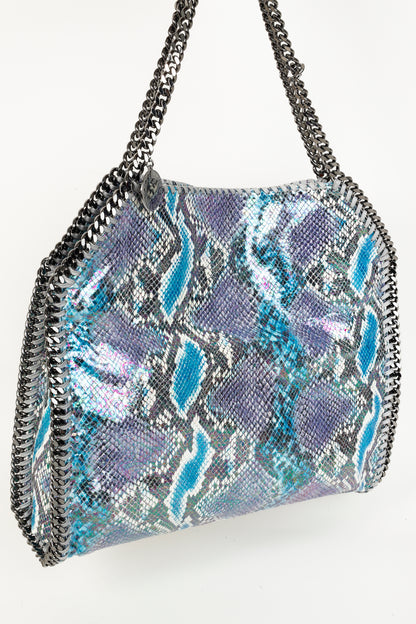 Stella McCartney Vegan Eco Python Oleographic Falabela Chain Tote