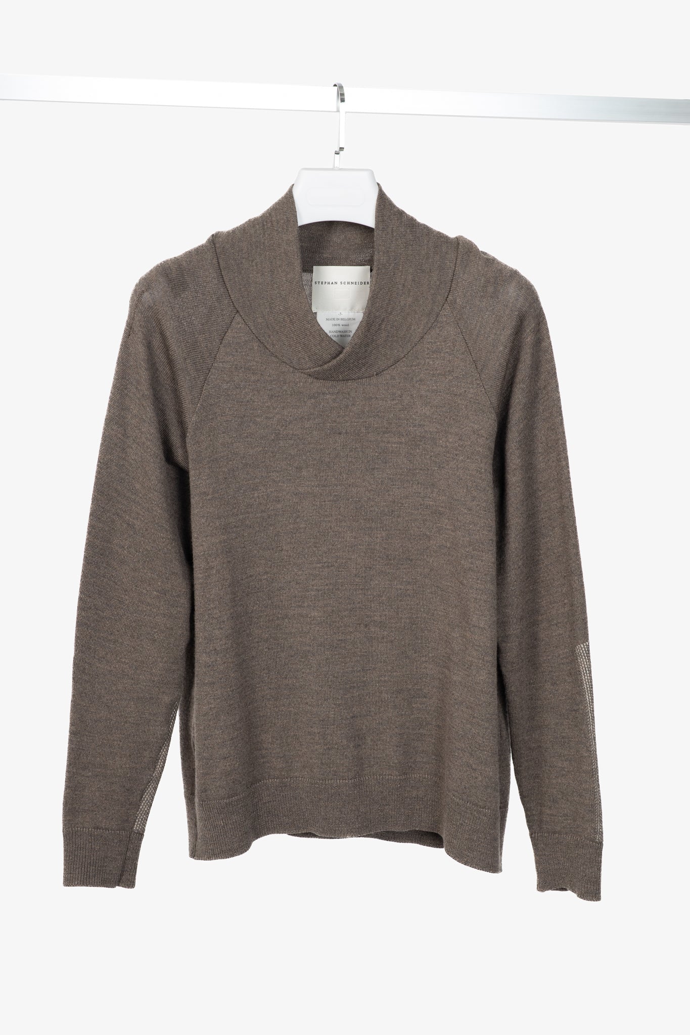 Stephan Schneider Brown Wool-Knit Sweater