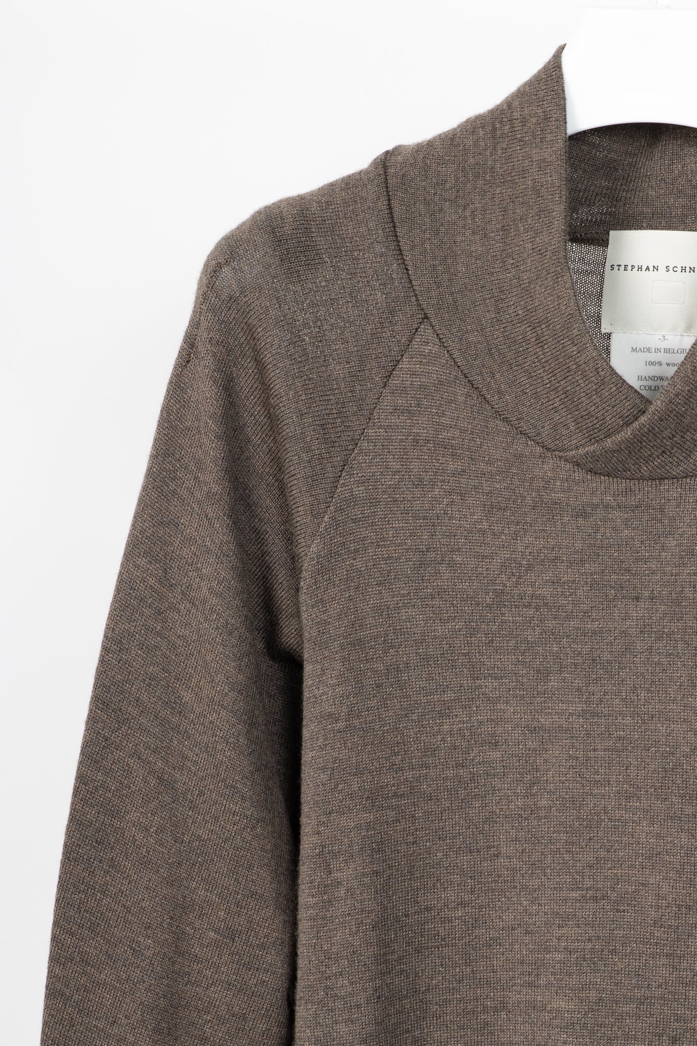 Stephan Schneider Brown Wool-Knit Sweater