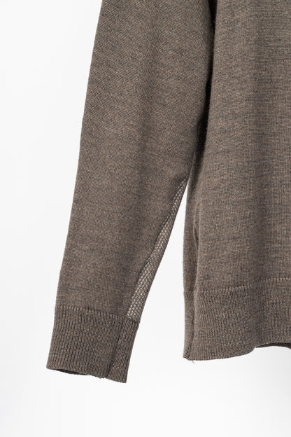 Stephan Schneider Brown Wool-Knit Sweater