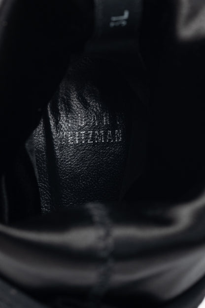 Stuart Weitzman Em Black Sock Platform Boots