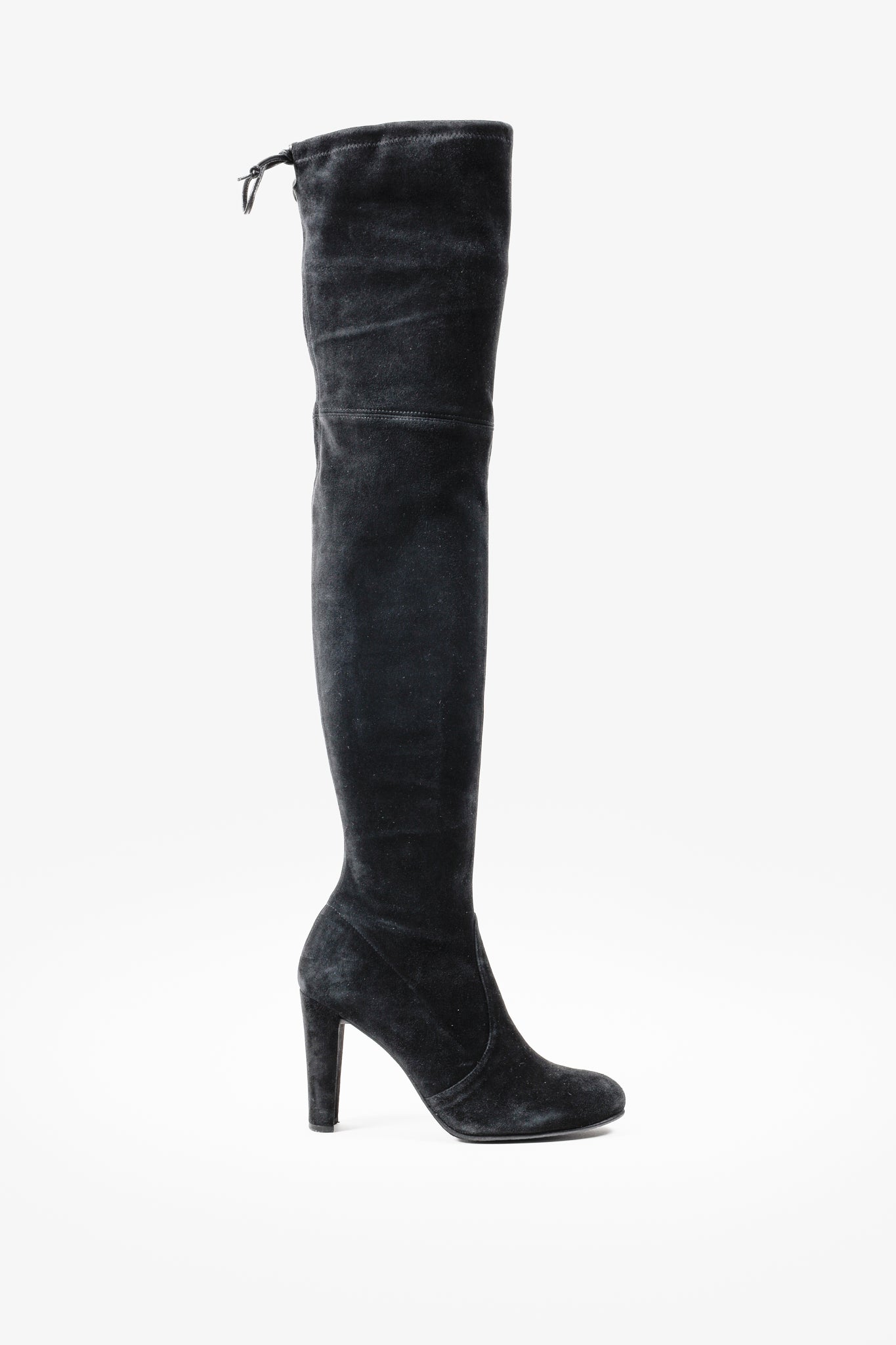 Stuart Weitzman Black Highland Over-The-Knees Boots
