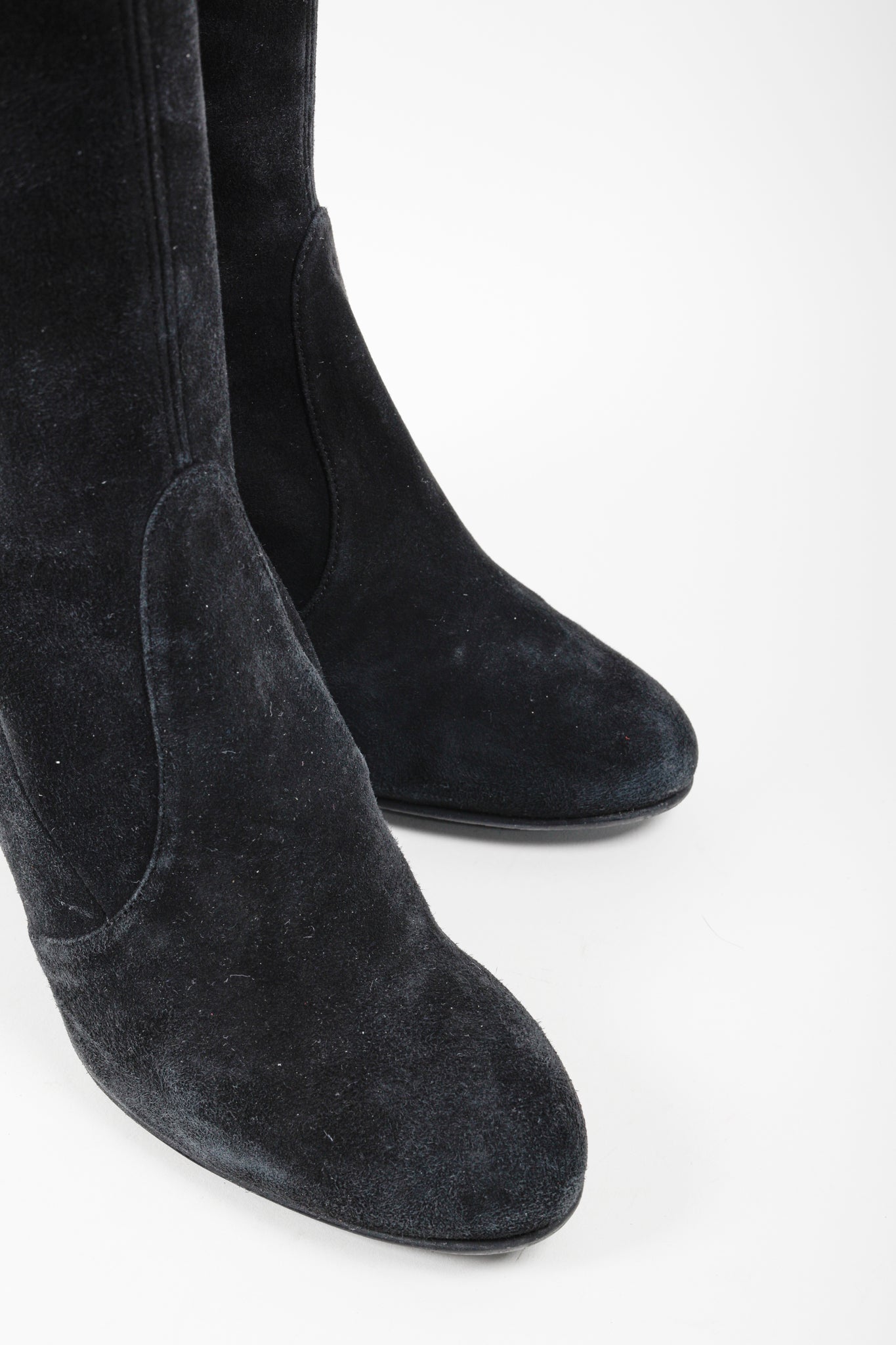 Stuart Weitzman Black Highland Over-The-Knees Boots