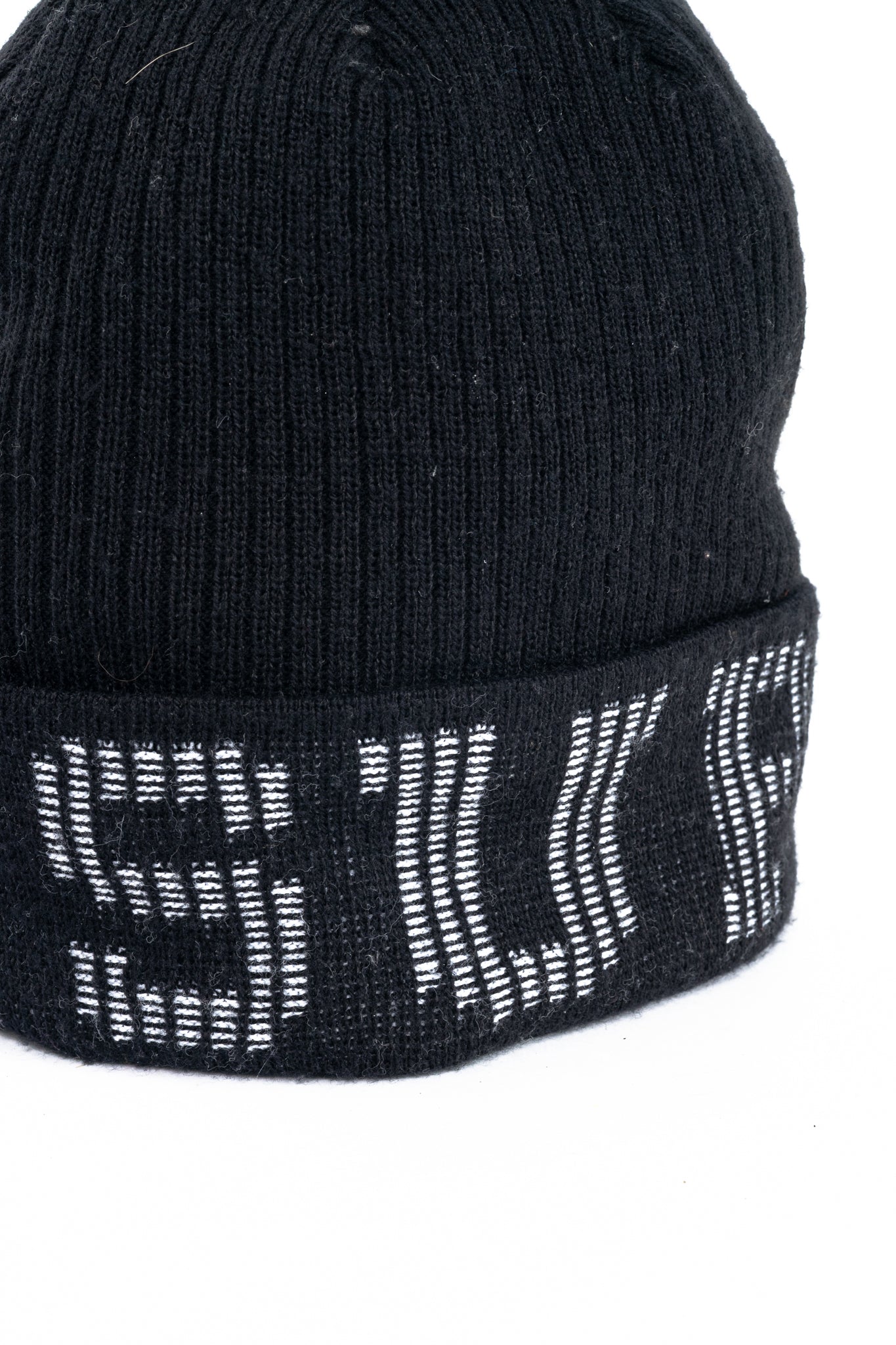 Supreme FW17 Black Grid Logo Beanie