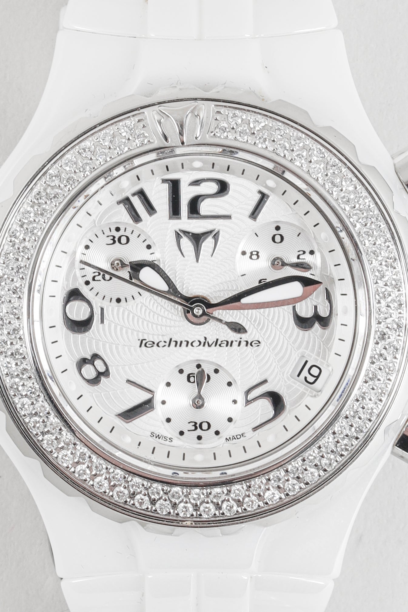 Technomarine White Geneve Technodiamond Porcelain Watch