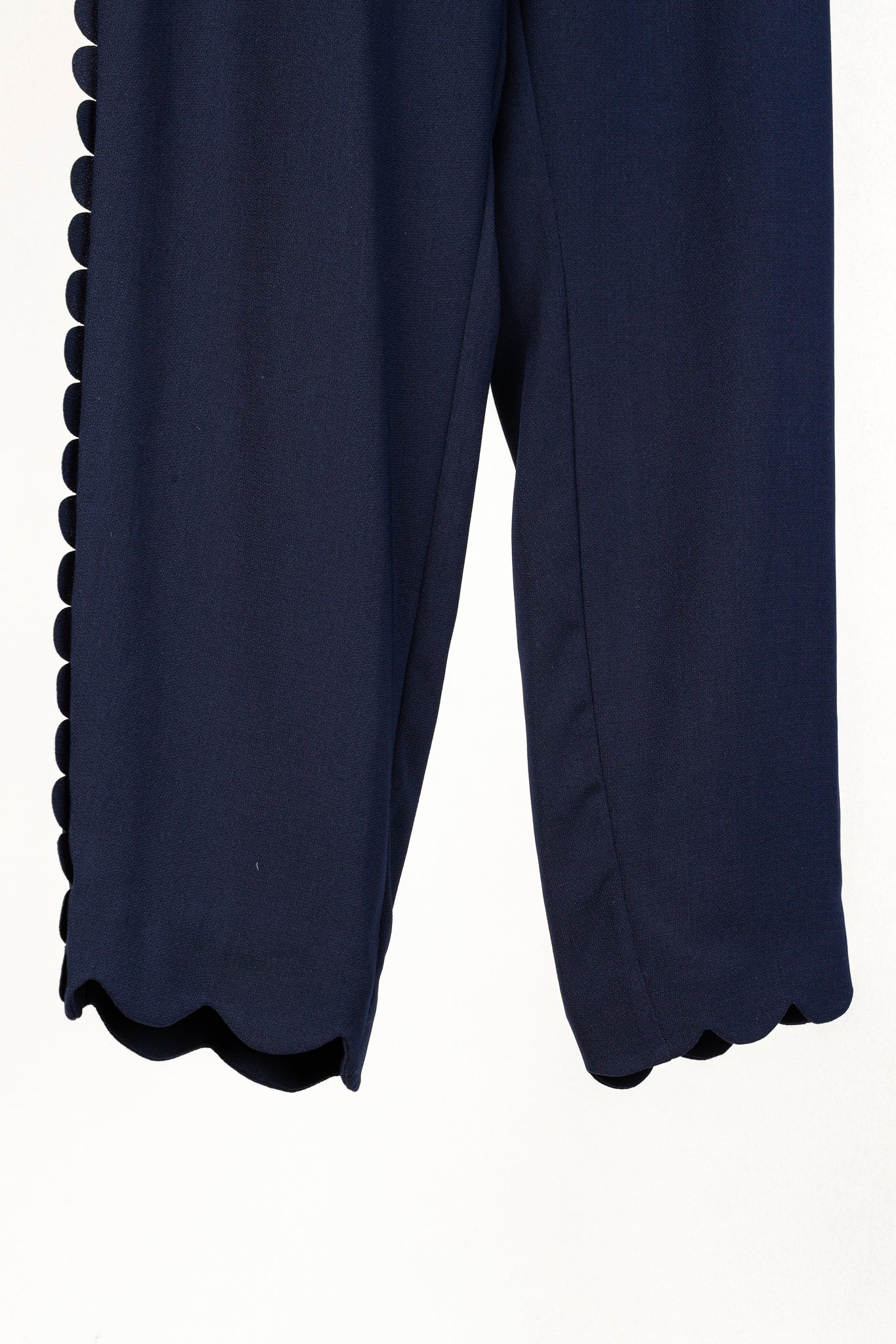 Ted Baker Dyanni Navy Scallop Hem Jogger Pants