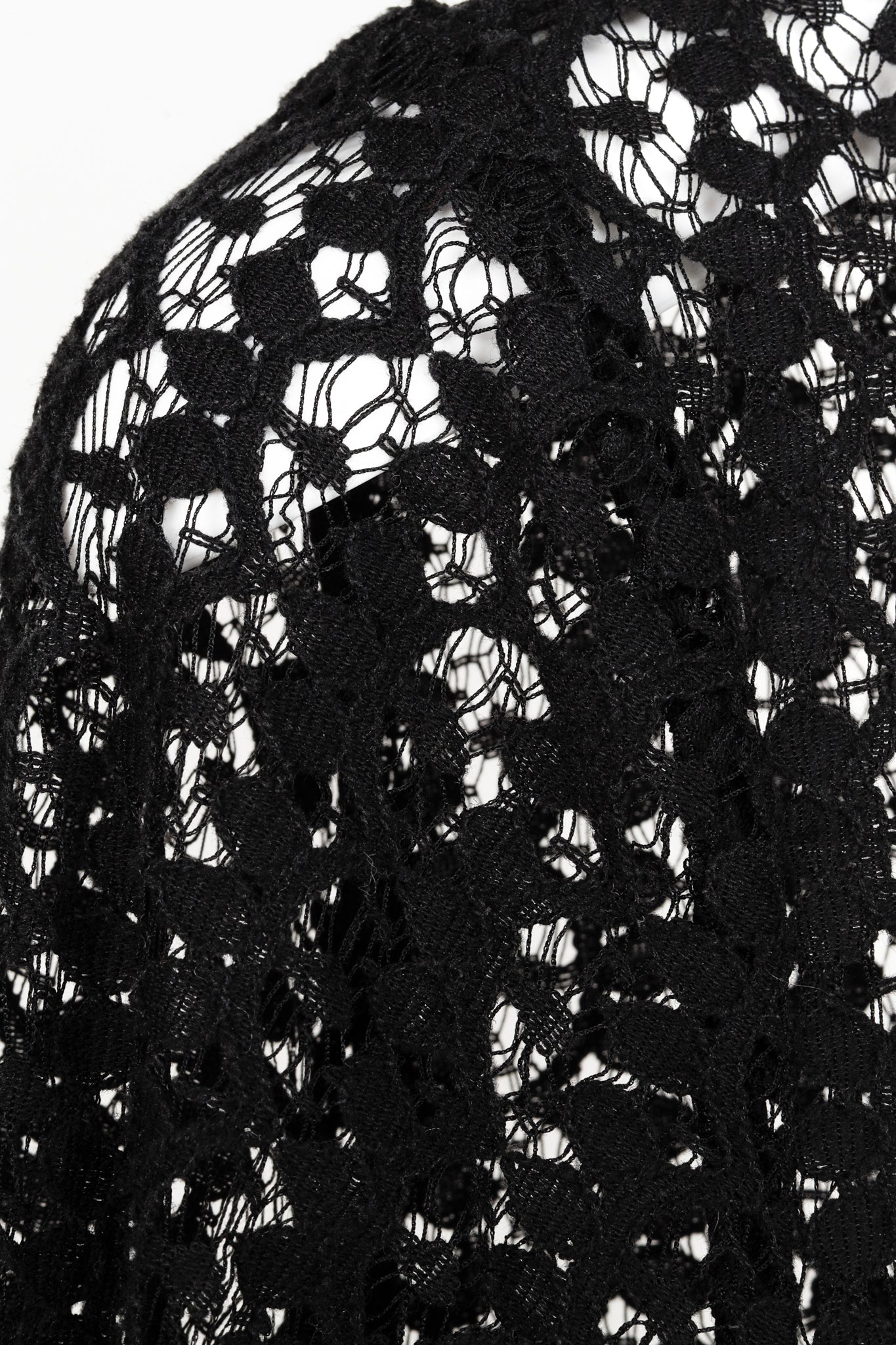 The Kooples Black Lace Crystal-Button-Up Shirt