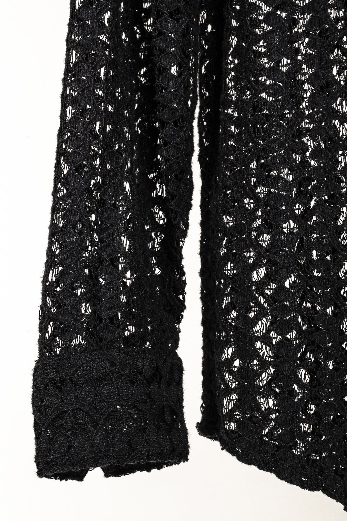The Kooples Black Lace Crystal-Button-Up Shirt
