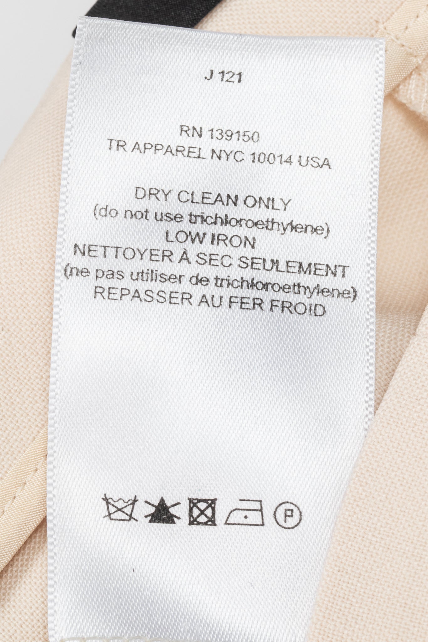 The Row Nude Wool-Twill Topstitched Ankle-Length Pants