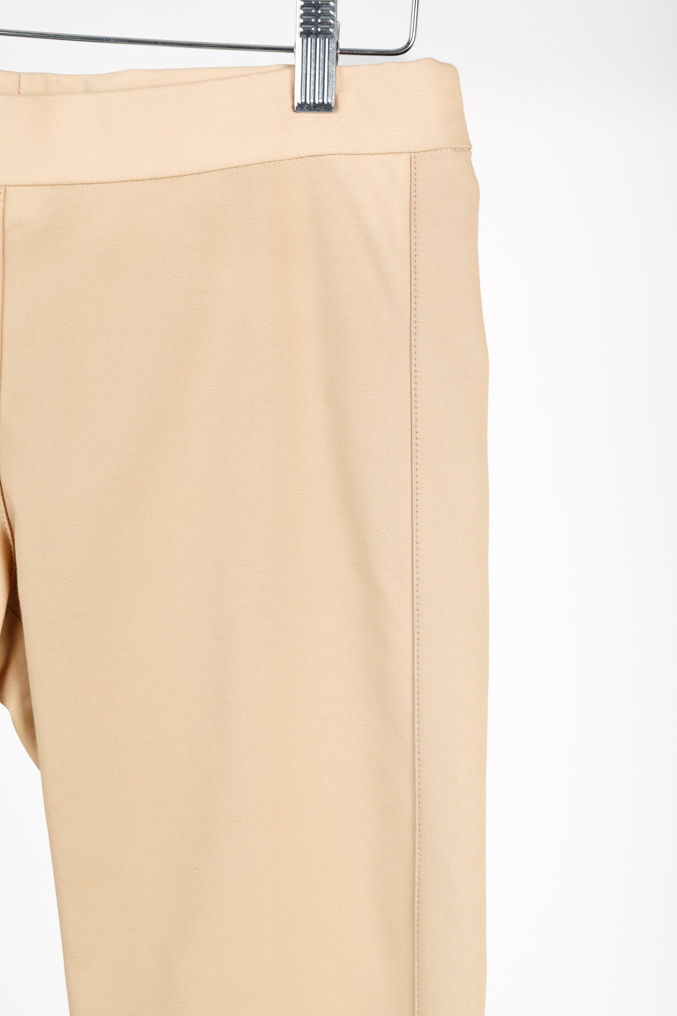 The Row Camel Pull-On Stretch Trousers