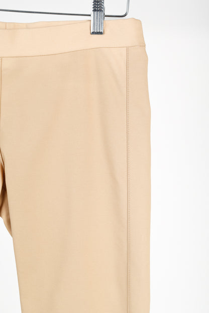 The Row Camel Pull-On Stretch Trousers