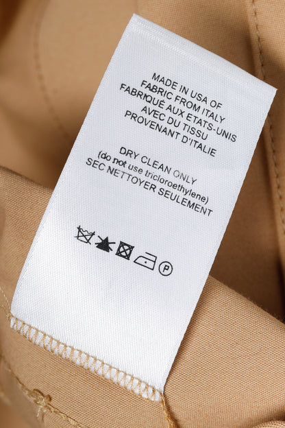 The Row Camel Pull-On Stretch Trousers