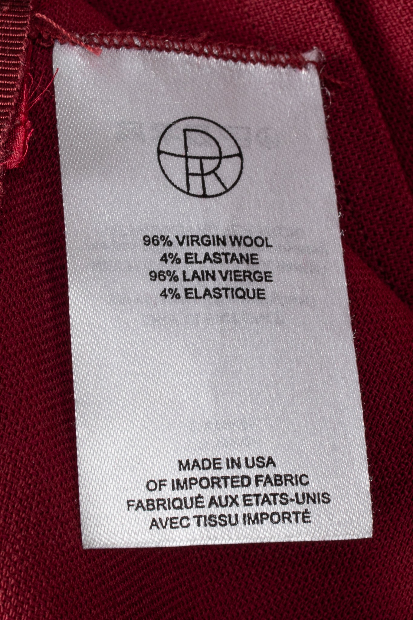 The Row Red Wool Crepe-Knit Wide-Leg Trousers