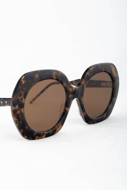 Thom Browne TBS509 Square Tokyo Tortoise Sunglasses