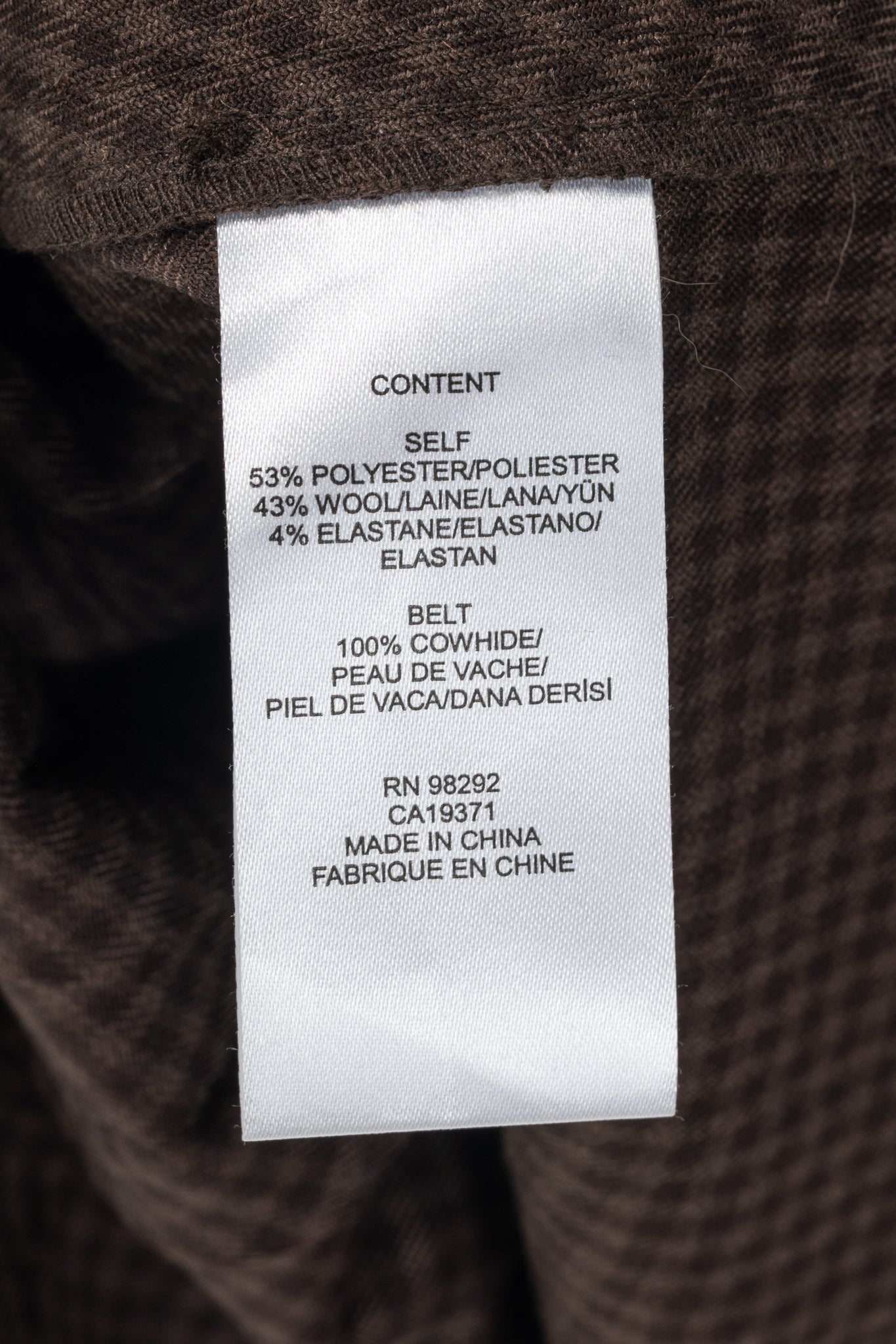 Tibi Brown Multi Jett Suiting Plaid Pleated Wrap Skirt